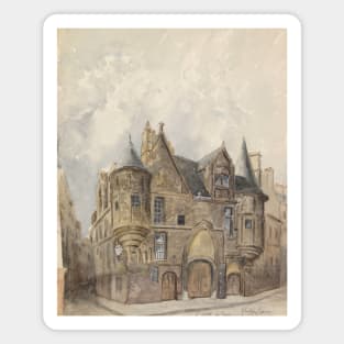 Hotel de Sens, Paris by Frederic Edwin Church Magnet